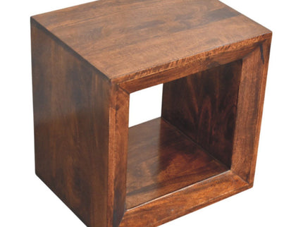 Solis - Open Side Table - Brown