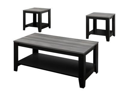 Table Set, Coffee, End, Side, Accent For Living Room Transitional (Set of 3) - Black