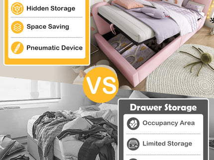 Upholstered Daybed With Hydraulic Storage