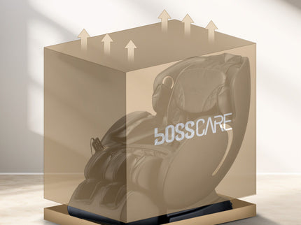 Bosscare - 3D Zero Gravity Massage Chair, Full Body Shiatsu Recliner With App