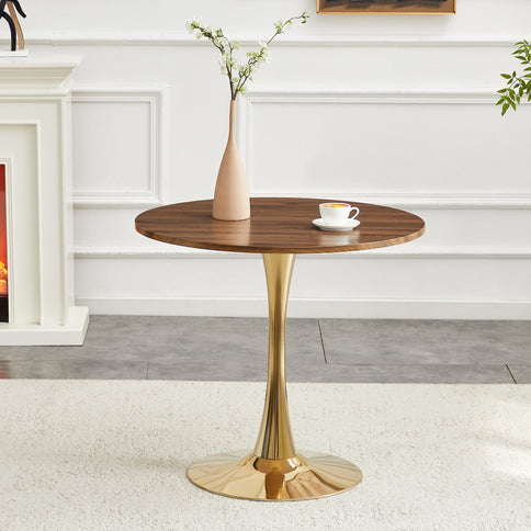 Round Dining Table With Thickened Top For Kitchen
