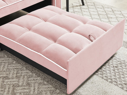 Modern 3 In 1 Sofa Bed Chair, Adjustable Recliner