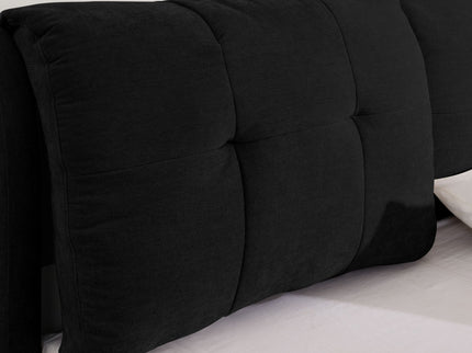 Storage Upholstered Hydraulic Platform Bed With Integrated Headboard