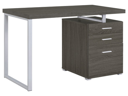 3 Drawer Reversible Office Desk