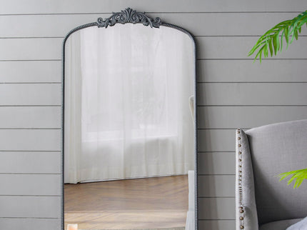 Arch Mirror, Baroque Inspired Wall Decor For Bathroom, Bedroom, Living Room