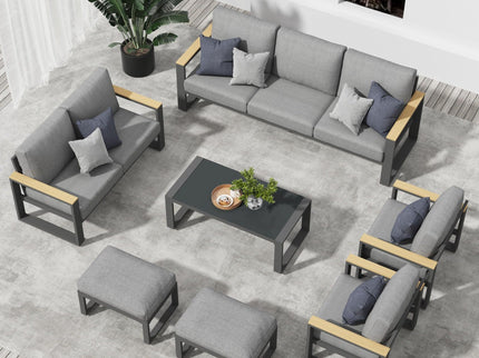 Modern Outdoor Sofa Set With Coffee Table