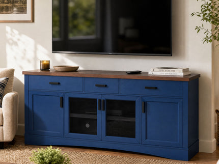 Modern TV Console & Adjustable Shelves