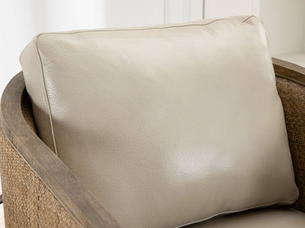 Barrel, Comfy Round Accent Sofa Chair With 360 Degree Swivel, Leisure Arm