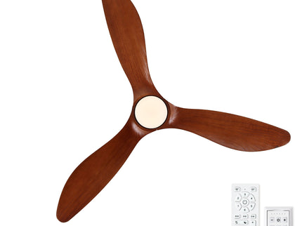 Low Profile Flush Mount Ceiling Fan With Light And Reversible Quiet Motor - Matte Black