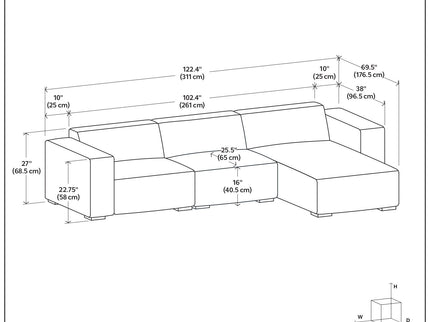 Rex - Handcrafted Sectional Sofa