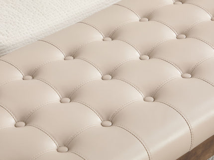Upholstered End Of Bed Bench With Headrest