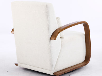 Swivel Accent Rotatable Ergonomic Single Chair For Living Room