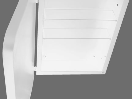 Recessed Metal Framed Medicine Cabinet With Mirror And Adjustable Shelves Wall Mirror With Storage For Bathroom