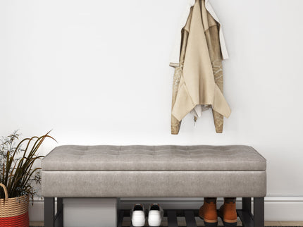Cosmopolitan - Storage Ottoman Bench With Open Bottom