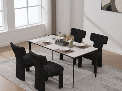 Armless Curved Back Accent Chairs
