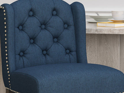 Vienna - Fabric Tufted Counter Stool With Nailhead Accents (Set of 2)