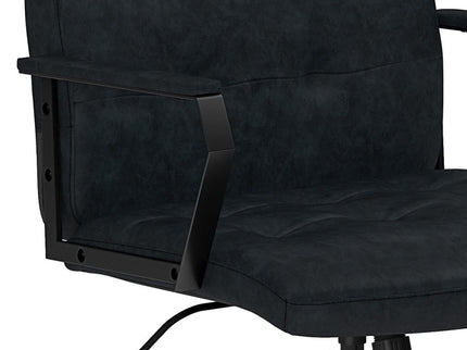 Foley - Swivel Office Chair - Distressed Blue