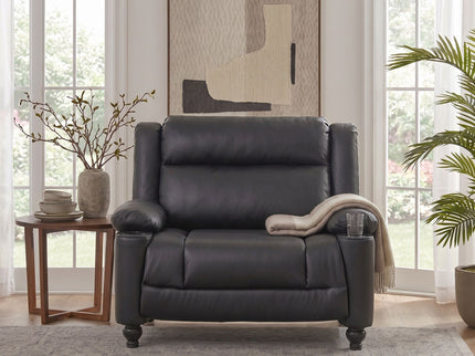 Tufted Design Wide Manual Recliner Chair
