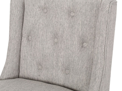 Vienna - Contemporary Fabric Tufted & Wingback Counter Stools (Set of 2)