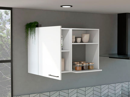 Burwood - Kitchen Wall Cabinet With 2 Doors And Shelves - White
