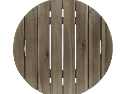 Outdoor Acacia Wood Side Table With Weather Resistance
