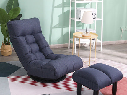 Adjustable Japanese Reclining Floor Chair Sofa With Metal Frame For Living Room