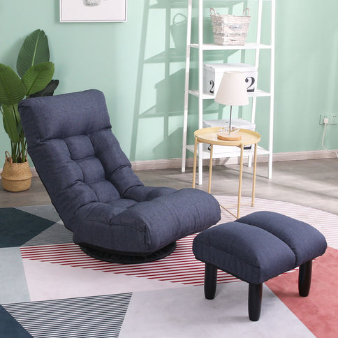 Adjustable Japanese Reclining Floor Chair Sofa With Metal Frame For Living Room