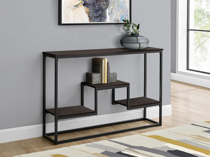 Accent Console Table For Entryway, Multi-Tier Design