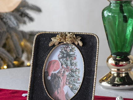 Vintage Photo Frame - Gold / Black