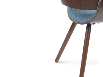 Malden - Bentwood Upholstered Dining Chair With Wood Back