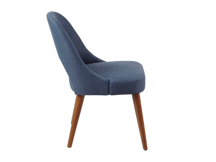 Dining Side Chair Upholstered Textured (Set of 2) - Navy