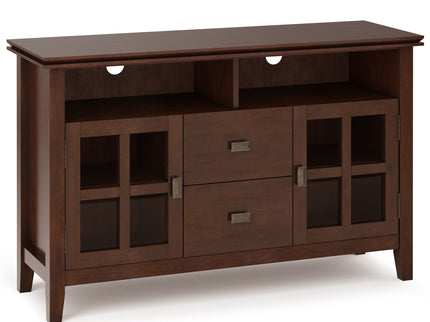 Artisan - TV Media Stand, Handcrafted - Russet Brown