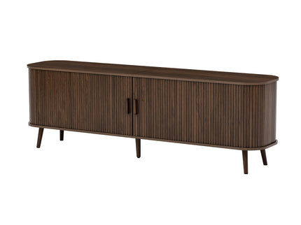 70" TV Stand, Media Center With Ample Storage - Dark Brown