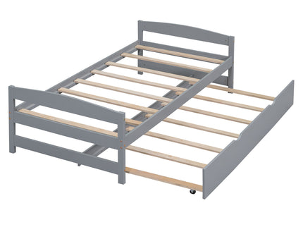 Platform Bed With Trundle