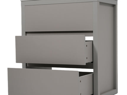 Freestanding Bathroom Vanity With Ceramic Sink, 2 Full Extension Drawers