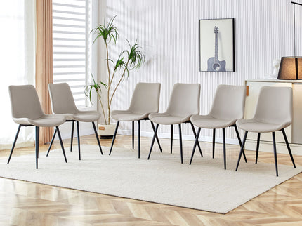 Modern Medieval Style Restaurant Cushioned Chairs With Suede Backrests