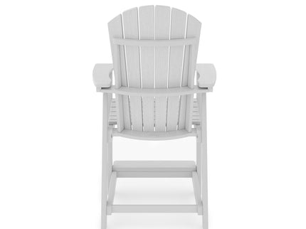 Adirondack Style Counter Chair Stylish HDPE Poly Lumber For Dining, Patio, And Garden Comfort