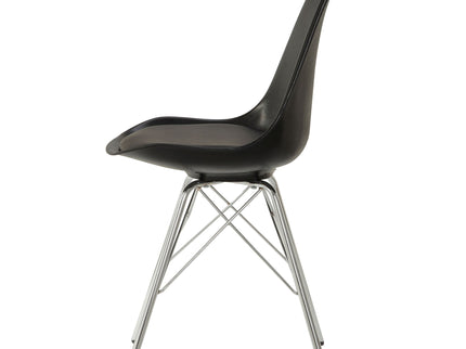 Padded Dining Chair (Set of 2) - Black