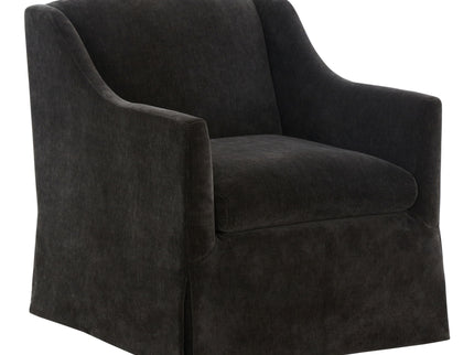 Luisa - Skirted Swivel Accent Chair