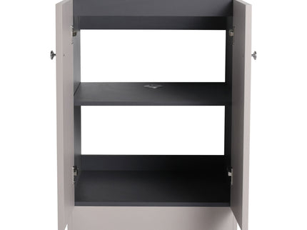 Modern Freestanding Bathroom Vanity With Soft Close Cabinet Doors