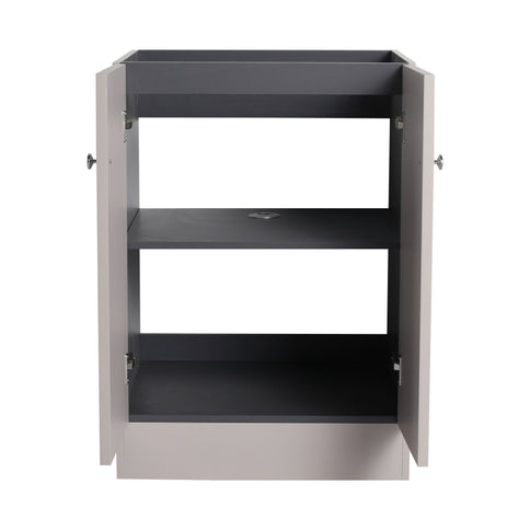 Modern Freestanding Bathroom Vanity With Soft Close Cabinet Doors