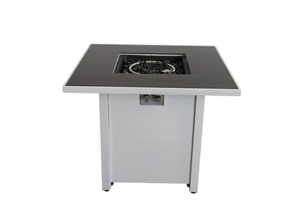 Fire Pit With Powder Coated And Top - White