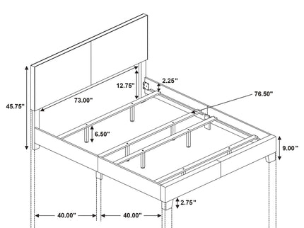 Efram - Panel Bed