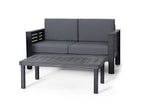 Dark Gray / 2 Pc. Sofa, Table