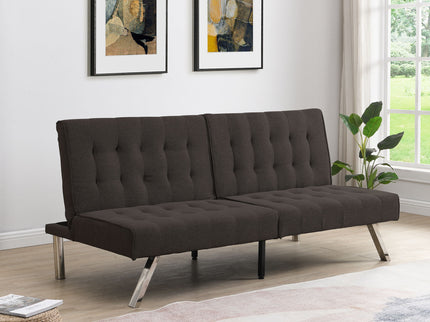 Modern Sofa Bed With Wood Frame And Stainless Legs