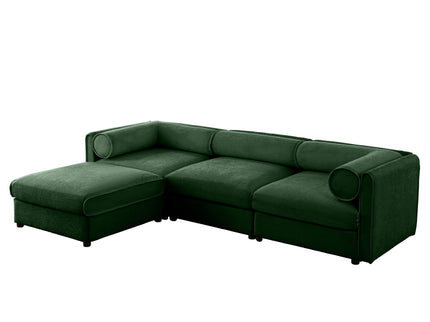 Contemporary Elegant Sofa With Storage And Ottoman