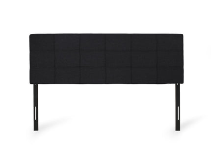 Marakesh - Contemporary Fabric Upholstered King / California King Headboard - Black
