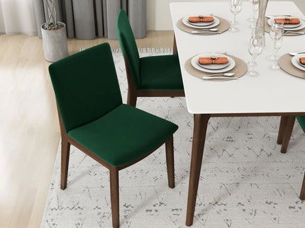 Laura - Mid-Century Modern Solid Wood Dining Chair (Set of 2)