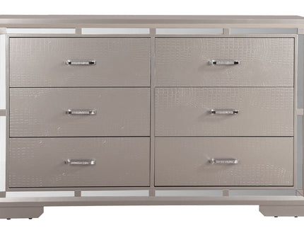 Alana - Dresser - Silver Champagne