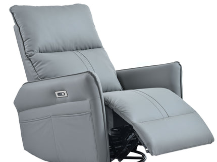 270° Power Swivel Rocker Glider Recliner Chair With USB Ports